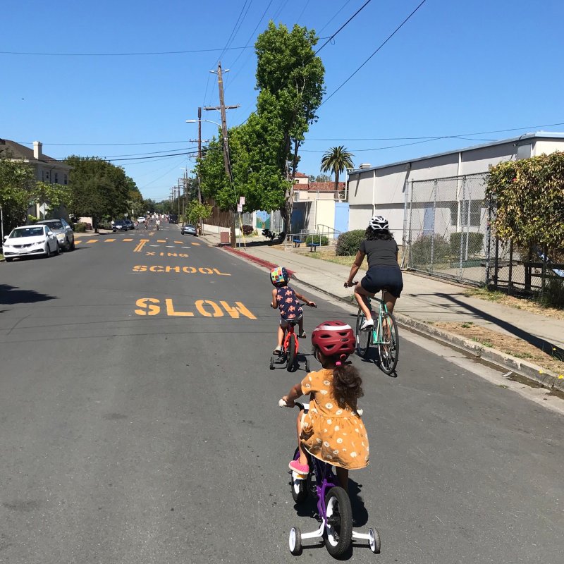 A Slow Street in Oakland. Photo: Arvi Sreenivasan via Twitter