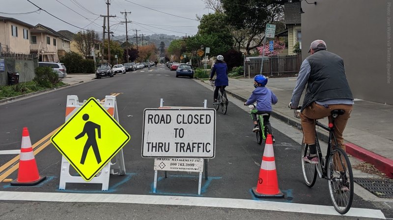A Slow Street in Oakland. Photo: Jean Walsh