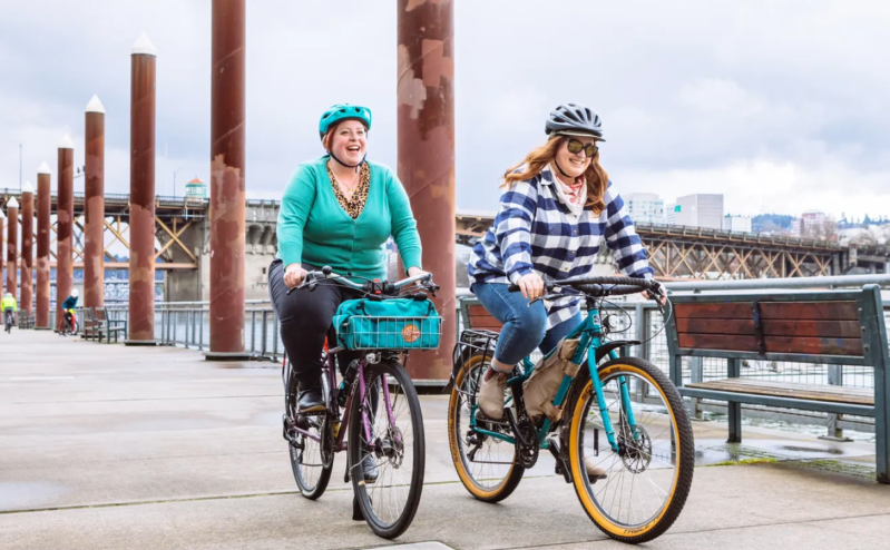 Marley Blonsky and Kailey Kornhauser. Image from "Fat Bikers Webinar: Creating a Size-Inclusive Community."