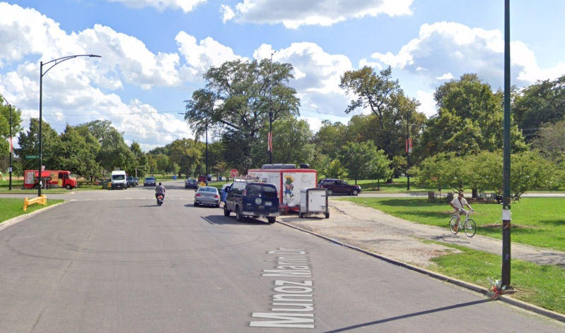 Luis Muñoz Marín Drive in Humboldt Park. Image: Google Maps