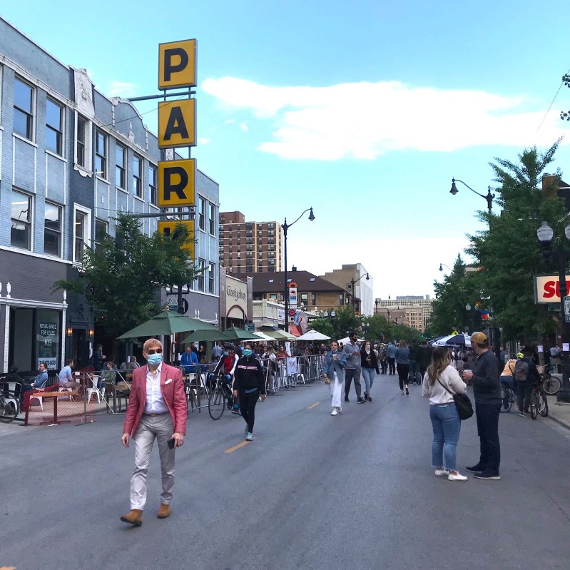The Broadway Cafe Street. Photo: John Greenfield