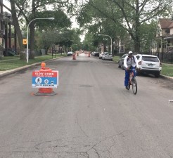 The South Shore Slow Street loop. Photo: CDOT