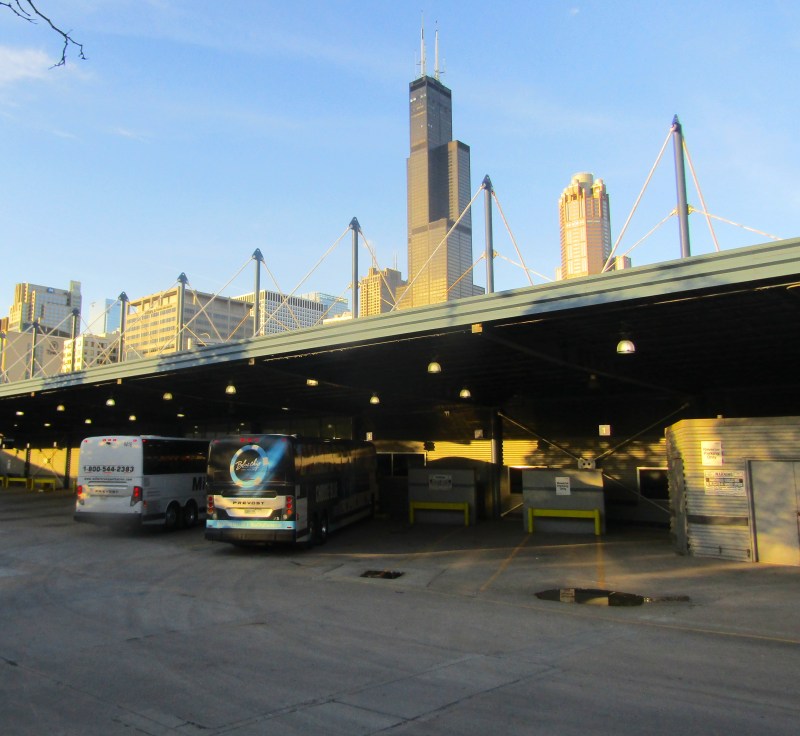 The intercity bus station in the West Loop. Photo: Igor Studenkov