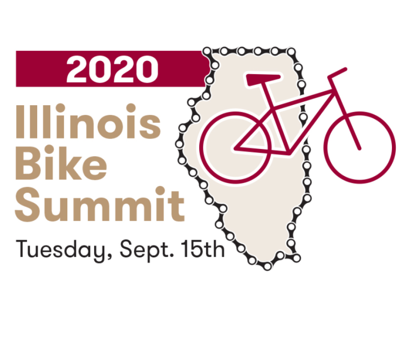Logo for this year's Illinois Bike Summit.