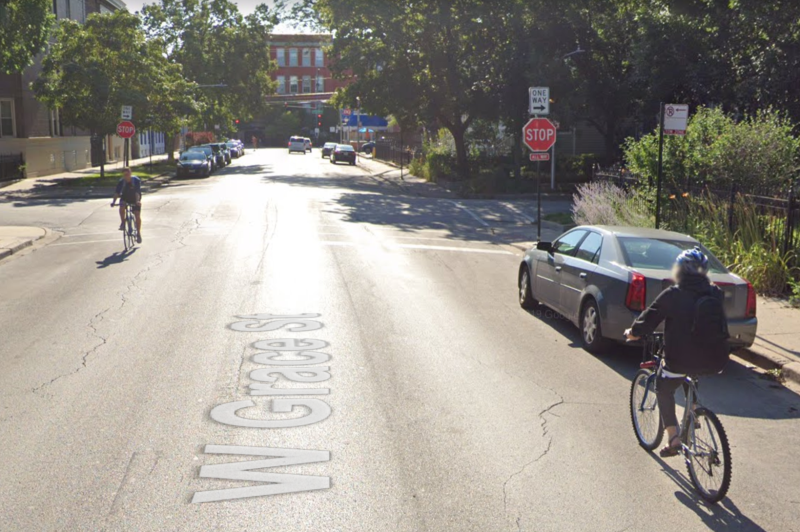 Grace Street east of Southport Avenue. Image: Google Maps