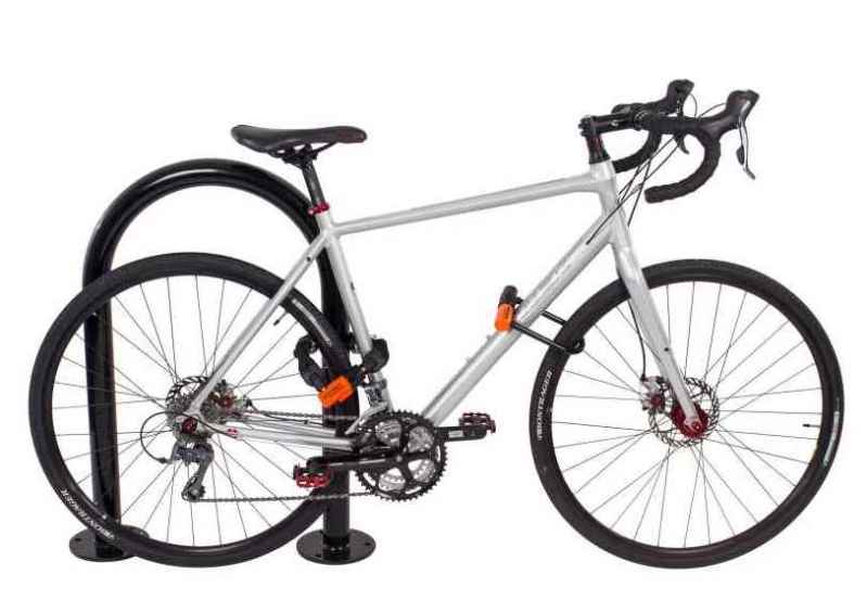 Using two different kinds of locks to secure your frame and wheels is a good theft deterrent.