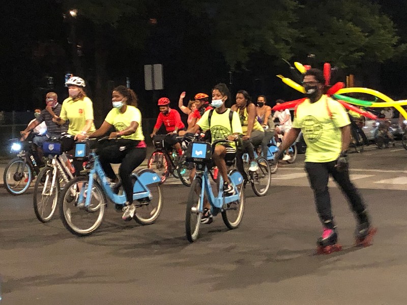 The August Street Love Ride in Englewood. Photo: Cameron Bolton