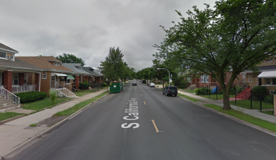 The 5600 block of South California Avenue, looking south. Image: Google Maps