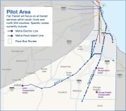 The Fair Transit South Cook service area. Image: Cook County