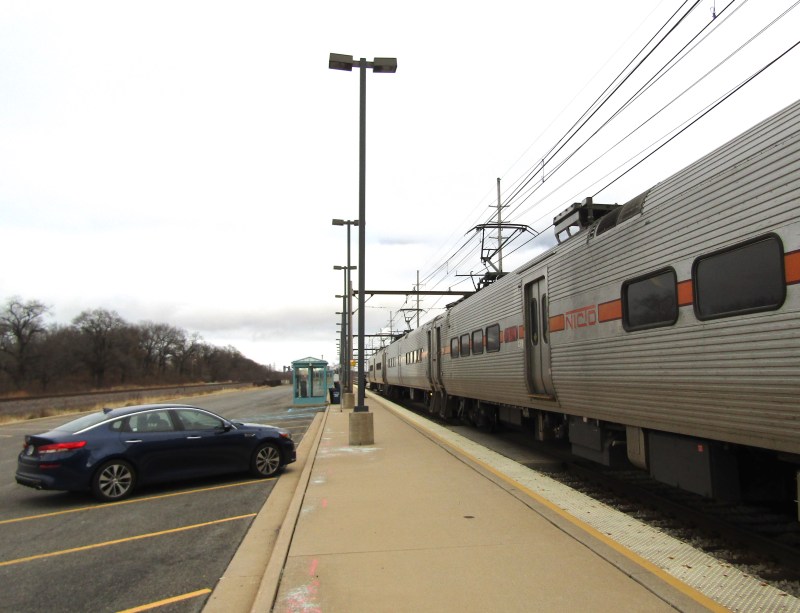 The South Shore Line's Ogden Dunes station. Photo: Igor Studenkov