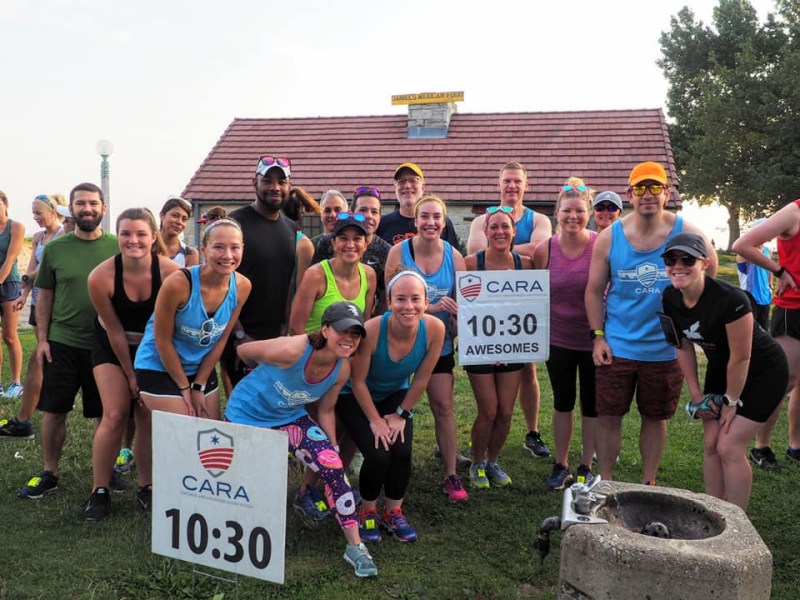 A Chicago Area Runner's Association Event at Montrose Beach. Photo: CARA