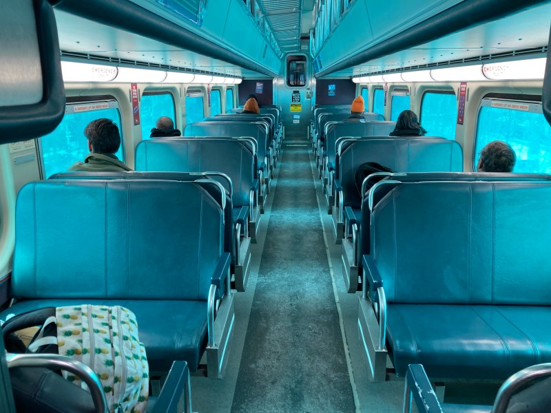 A Union Pacific North rail car photographed in late January. Photo: John Greenfield