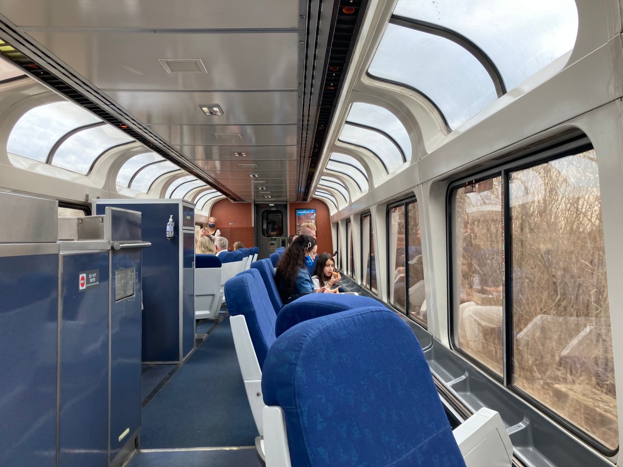 The observation on our California Zephyr trip. Photo: John Greenfield