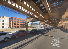 The lot at 1150 W. Lake St. is located just down the street from the Morgan 'L' stop. Image: Google Maps