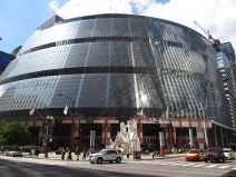 Helmut Jahn's Thompson Center, the start and endpoint of our self-guided bike tour of his works. Photo: John Greenfield