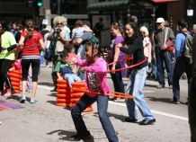 Open Streets on State in 2011. Photo: Chicago Loop Alliance