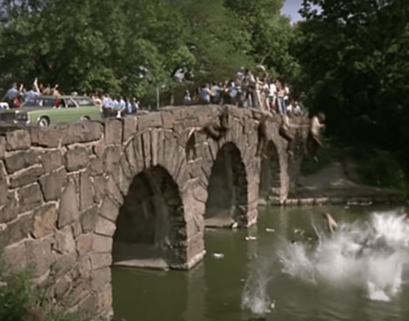 Congressional rep Robin Kelly has proposed $2 million for rehabbing the Columbia Bridge over Chicago's Jackson Park Lagoon, located near the Music Court Bridge, where Jake and Elwood Blues famously forced Illinois Nazis to jump into the lagoon in the movie "The Blues Brothers."