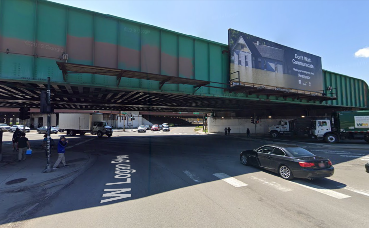 Looking west at Logan/Western. Image: Google Maps