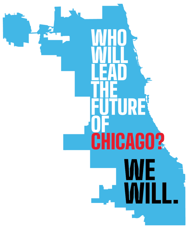 The We Will Chicago logo.