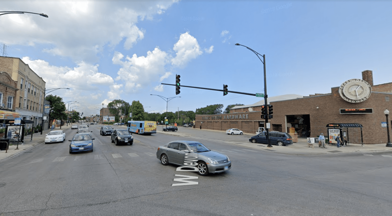 Current conditions at Clark and Devon. Image: Google Maps