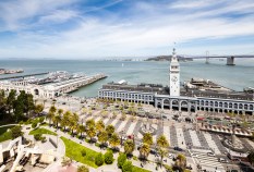 San Francisco's Embarcadero was formerly occupied by a double-decker highway, but converted to a boulevard after the highway was damaged by an earthquake. Author Michael Podgers argues that this example suggests eight-lane DuSable Drive could be converted to a surface boulevard with four travel lanes with no negative effects on mobility.