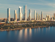 Rendering of the One Central megadevelopment.