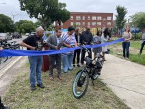 City officials and community leaders celebrated the launch of this year's West Side expansion at an event in North Lawndale in July. Photo: Cameron Bolton