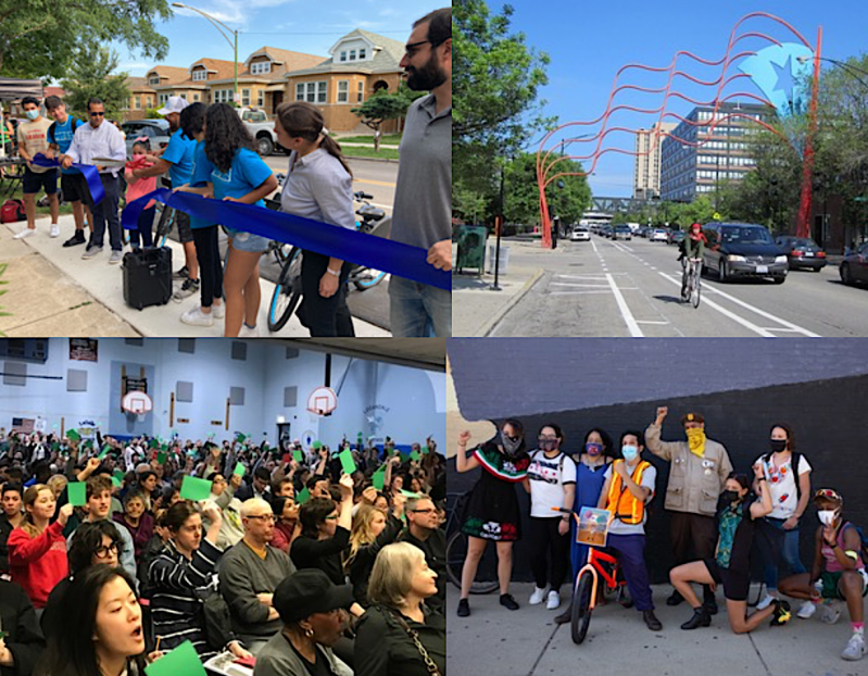 Bottom-right photo: Gabe de la Mora
