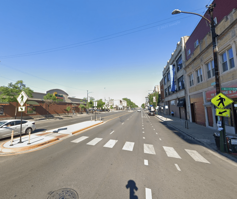 Looking west on North Avenue at Washtenaw. Image: Google Maps