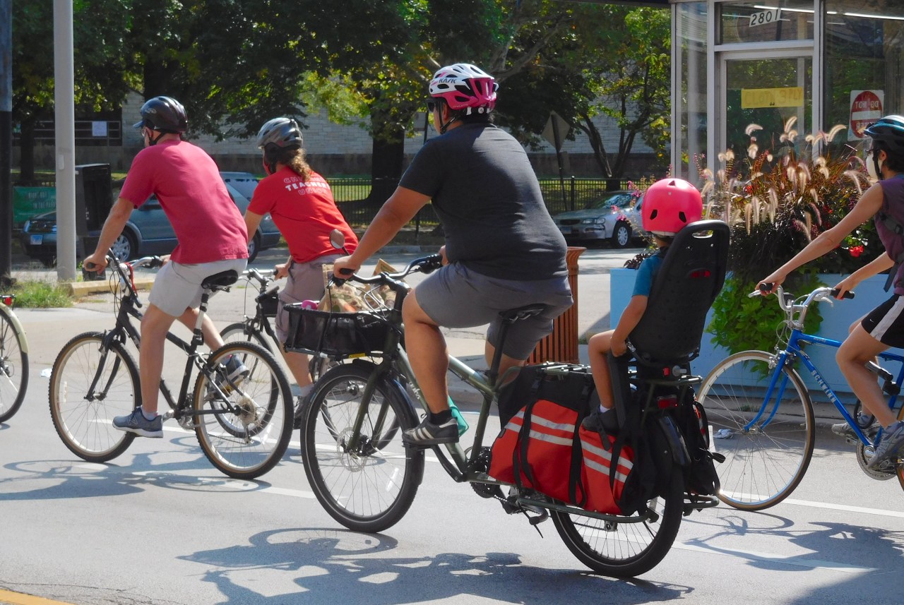 The ride takes off. Photo: Imelda March