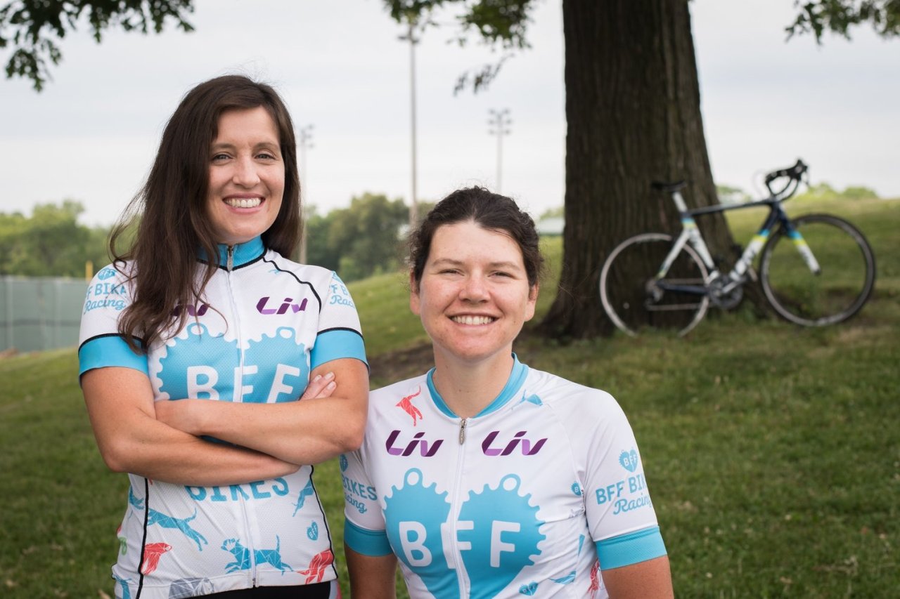 Buccelli and Byrne. Photo: BFF Bikes