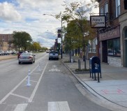 The west side of the 5800 block of North Clark. Photo: John Greenfield