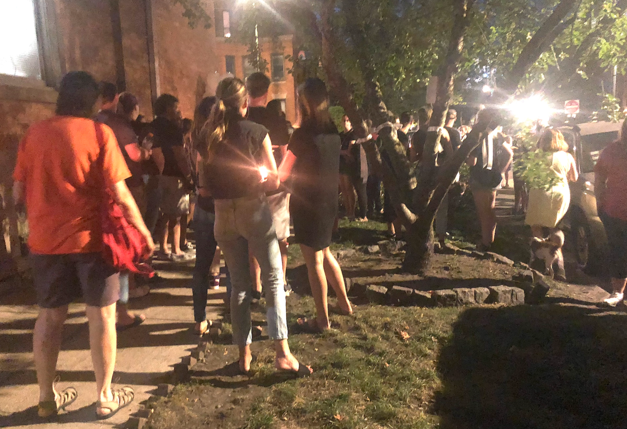 Attendees at the vigil. Photo: Courtney Cobbs