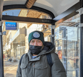 Carlos, a Cicero resident who relies on the CTA. Photo: Ruth Rosas