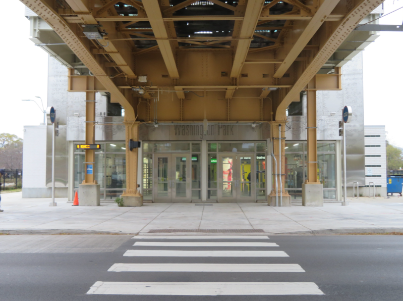 The recently renovated Garfield Green station in Washington Park. Photo: Jeff Zoline