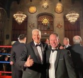 Richard Haljean, right, with his friend Robert Drell. Image via Block Club Chicago