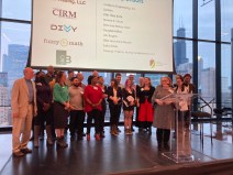 ATA's staff and board at the reception. Photo: John Greenfield