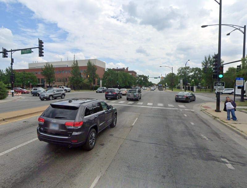 Damen Avenue looking south towards Roosevelt Road. Image: Google Maps