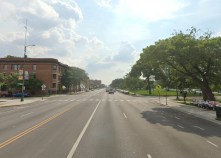 Looking east towards the intersection of North and Albany avenues. Image: Google Maps